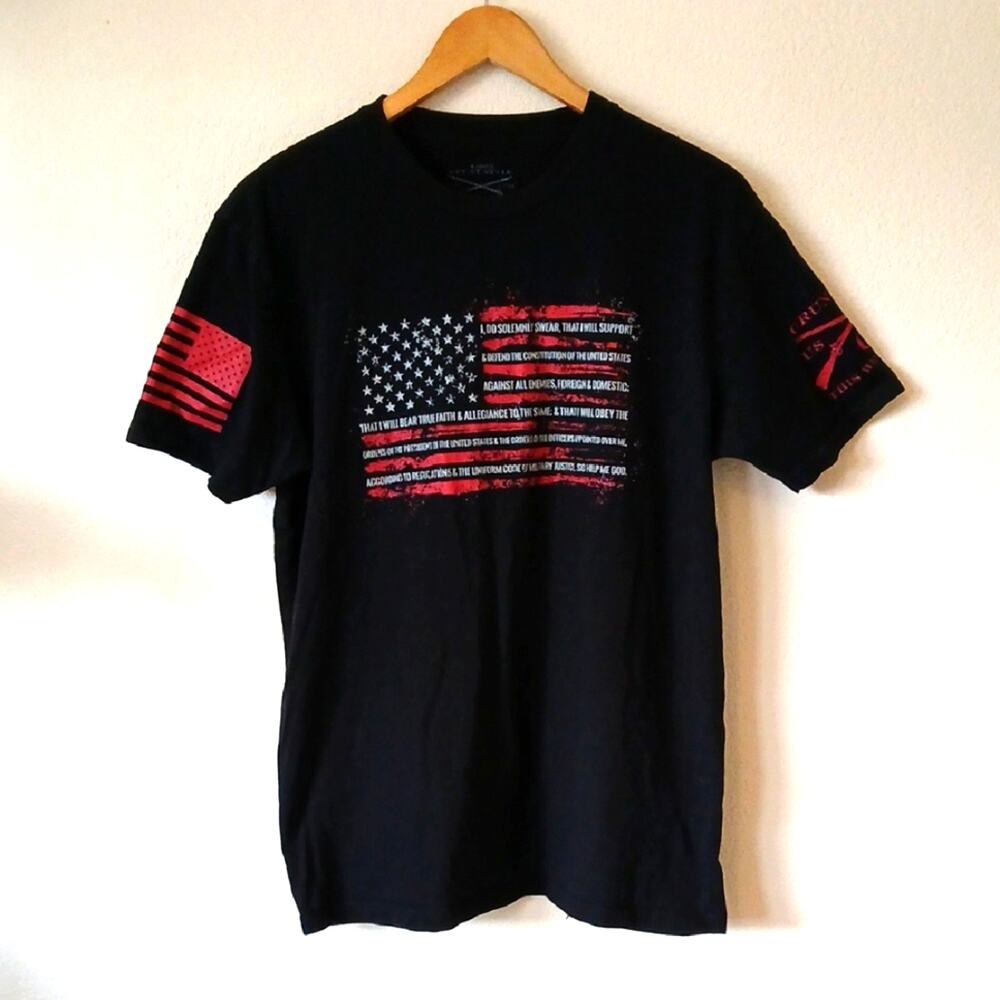 Grunt Style Constitution Flag Short Sleeve Shirt